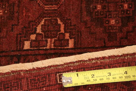 Kunduz Red Hand Knotted 32 X 54  Area Rug 100-29861 Image 4