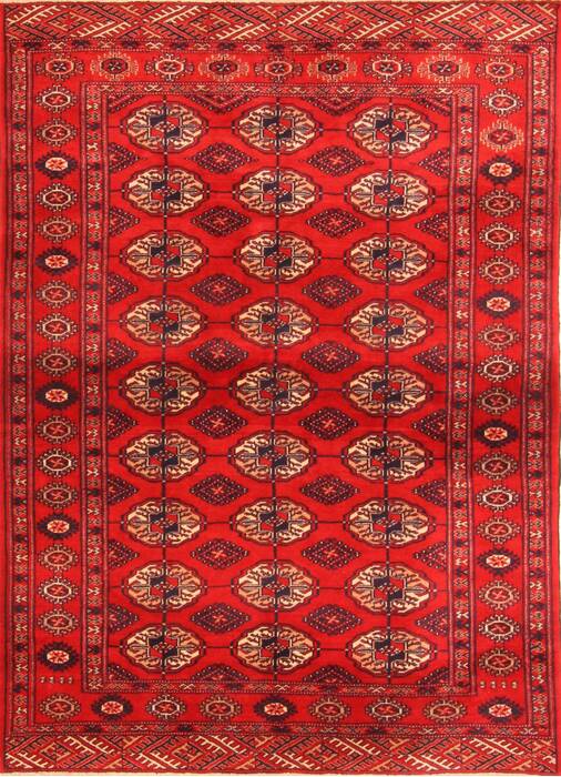 Bokhara Red Hand Knotted 37 X 411  Area Rug 100-29878 Image 0