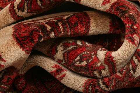 Turkman Red Hand Knotted 46 X 66  Area Rug 100-29887 Image 1