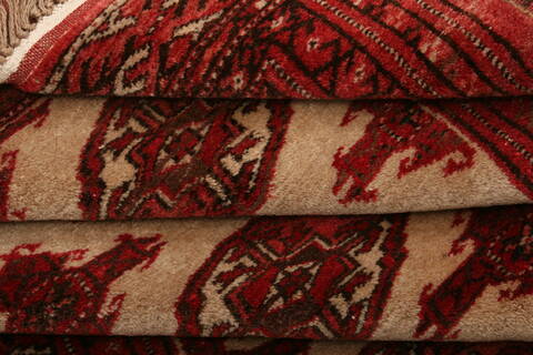Turkman Red Hand Knotted 46 X 66  Area Rug 100-29887 Image 3
