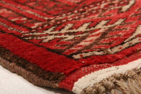 Turkman Red Hand Knotted 46 X 66  Area Rug 100-29887 Image 5