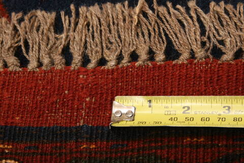 Yamouth Red Square Hand Knotted 56 X 65  Area Rug 100-29889 Image 4