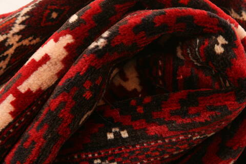 Yamouth Red Runner Hand Knotted 39 X 92  Area Rug 100-29890 Image 1