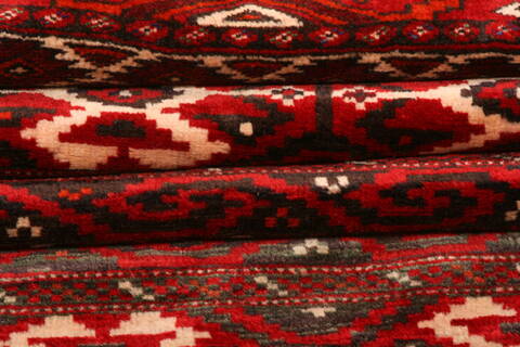Yamouth Red Runner Hand Knotted 39 X 92  Area Rug 100-29890 Image 3