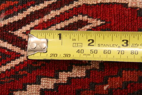Yamouth Red Runner Hand Knotted 39 X 92  Area Rug 100-29890 Image 4