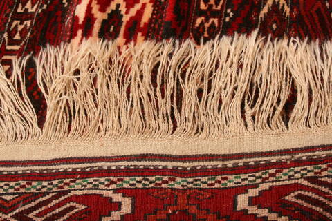 Yamouth Red Runner Hand Knotted 39 X 92  Area Rug 100-29890 Image 5