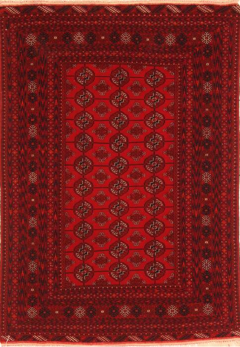 Bokhara Red Hand Knotted 41 X 510  Area Rug 100-29893 Image 0