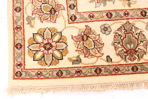 Pishavar Beige Hand Knotted 51 X 610  Area Rug 254-29986 Image 1