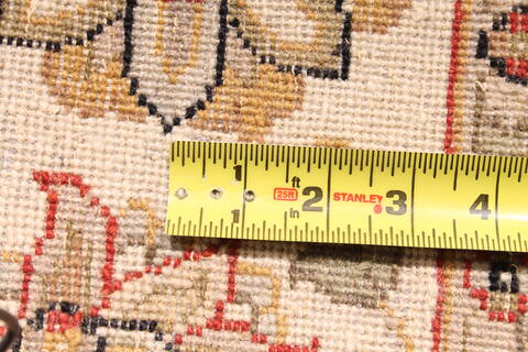 Pishavar Beige Hand Knotted 51 X 610  Area Rug 254-29986 Image 7