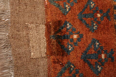 Turkman Brown Hand Knotted 33 X 55  Area Rug 100-30009 Image 7