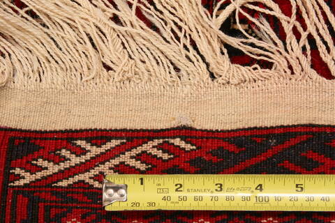 Bokhara Red Hand Knotted 37 X 65  Area Rug 100-30016 Image 5