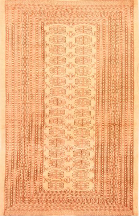 Bhadohi Brown Hand Knotted 42 X 67  Area Rug 100-30030 Image 0