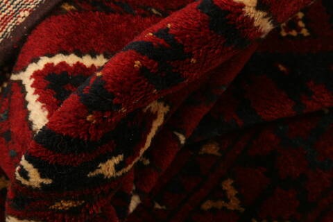 Kunduz Red Hand Knotted 35 X 58  Area Rug 100-30037 Image 1