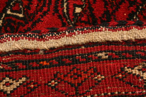 Bokhara Red Hand Knotted 32 X 57  Area Rug 100-30102 Image 5