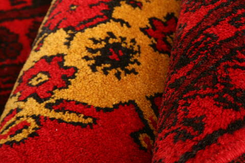 Kizalayak Red Hand Knotted 35 X 510  Area Rug 100-30132 Image 2
