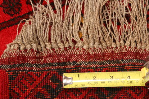 Kizalayak Red Hand Knotted 35 X 510  Area Rug 100-30132 Image 4