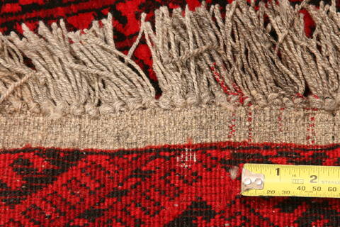 Bokhara Red Hand Knotted 31 X 66  Area Rug 100-30133 Image 5