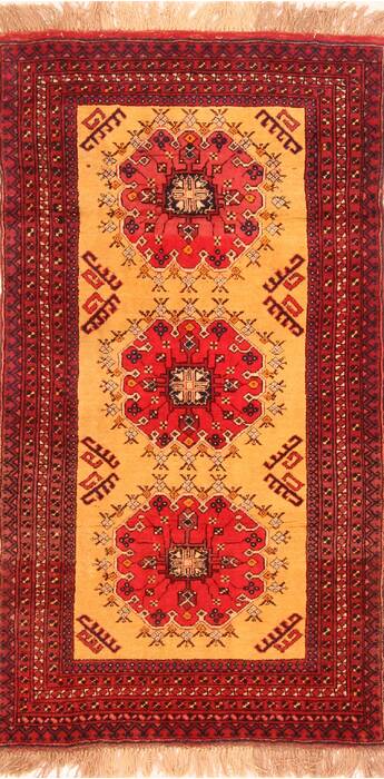Kizalayak Red Hand Knotted 36 X 65  Area Rug 100-30134 Image 0