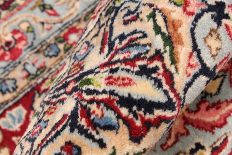 Kerman Green Hand Knotted 112 X 167  Area Rug 250-30175 Image 1