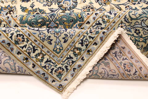 Nain Blue Hand Knotted 112 X 180  Area Rug 250-30176 Image 12