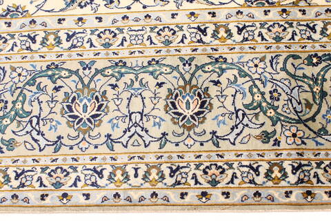 Nain Blue Hand Knotted 112 X 180  Area Rug 250-30176 Image 7