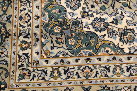 Nain Blue Hand Knotted 112 X 180  Area Rug 250-30176 Image 8