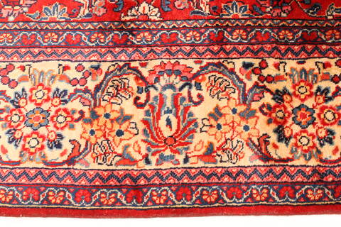 Mahal Beige Hand Knotted 106 X 143  Area Rug 250-30179 Image 11