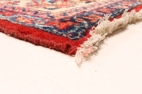 Mahal Beige Hand Knotted 106 X 143  Area Rug 250-30179 Image 1
