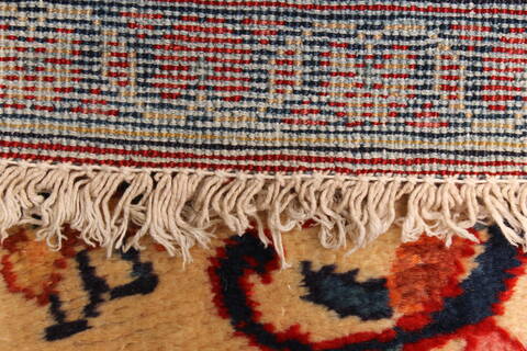 Mahal Beige Hand Knotted 106 X 143  Area Rug 250-30179 Image 2