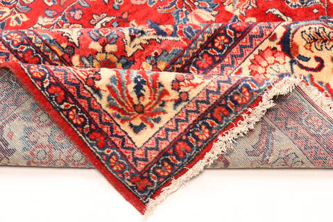 Mahal Beige Hand Knotted 106 X 143  Area Rug 250-30179 Image 4