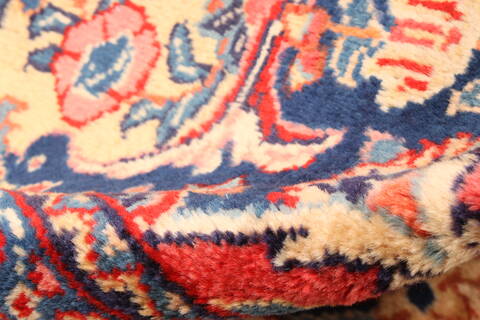 Mahal Beige Hand Knotted 106 X 143  Area Rug 250-30179 Image 7