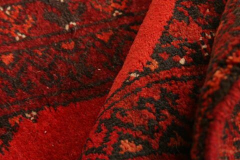 Bokhara Red Hand Knotted 35 X 61  Area Rug 100-30180 Image 2
