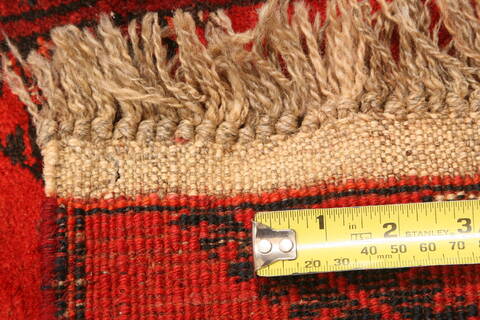 Bokhara Red Hand Knotted 35 X 61  Area Rug 100-30180 Image 4