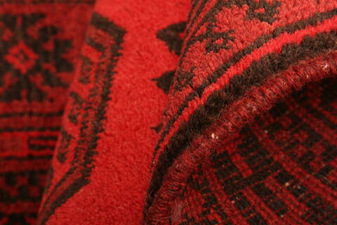 Bokhara Red Runner Hand Knotted 33 X 610  Area Rug 100-30183 Image 2