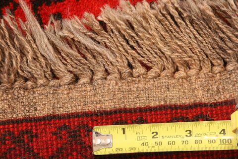 Bokhara Red Hand Knotted 50 X 66  Area Rug 100-30189 Image 4