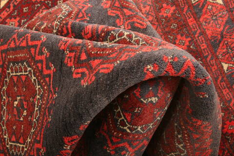 Kunduz Red Hand Knotted 35 X 66  Area Rug 100-30192 Image 2
