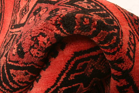 Kunduz Red Hand Knotted 37 X 68  Area Rug 100-30204 Image 1