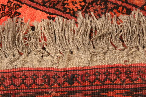 Kunduz Red Hand Knotted 37 X 68  Area Rug 100-30204 Image 5