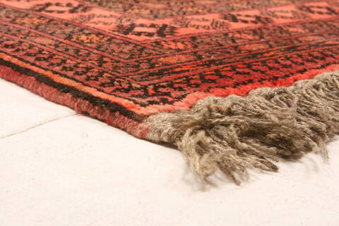 Kunduz Red Hand Knotted 37 X 68  Area Rug 100-30204 Image 6
