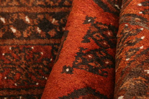 Bokhara Brown Hand Knotted 34 X 64  Area Rug 100-30215 Image 2
