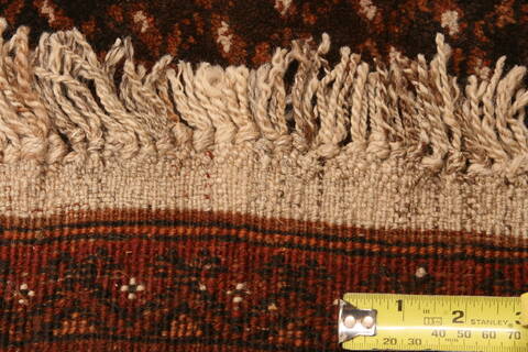 Bokhara Brown Hand Knotted 34 X 64  Area Rug 100-30215 Image 4