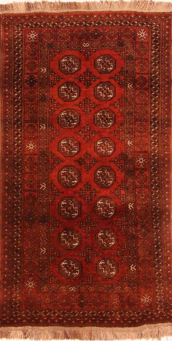 Bokhara Brown Hand Knotted 34 X 64  Area Rug 100-30215 Image 0