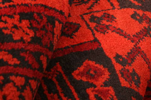 Kunduz Red Hand Knotted 36 X 66  Area Rug 100-30217 Image 2