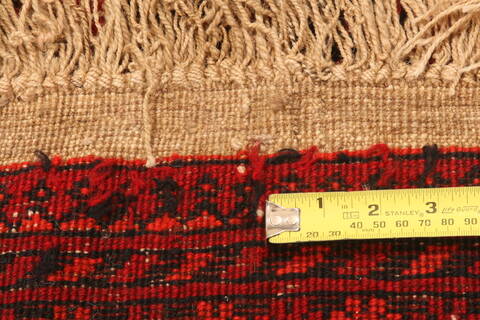 Kunduz Red Hand Knotted 36 X 66  Area Rug 100-30217 Image 5