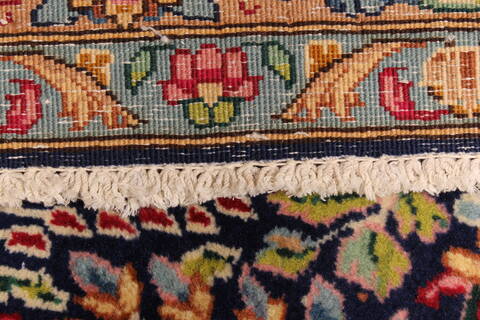 Kerman Green Hand Knotted 112 X 159  Area Rug 250-30223 Image 10