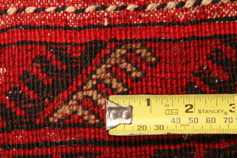 Kunduz Red Hand Knotted 38 X 49  Area Rug 100-30244 Image 4