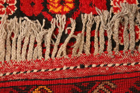 Kunduz Red Hand Knotted 38 X 49  Area Rug 100-30244 Image 5
