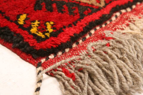 Kunduz Red Hand Knotted 38 X 49  Area Rug 100-30244 Image 6