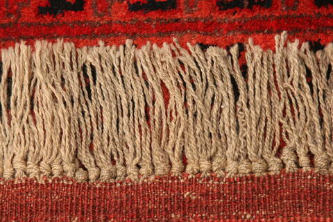 Turkman Red Hand Knotted 45 X 610  Area Rug 100-30245 Image 6