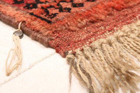 Turkman Red Hand Knotted 45 X 610  Area Rug 100-30245 Image 7